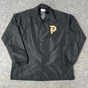 Primitive Skateboarding x Naruto Shippuden Collab Black Windbreaker Jacket-Small